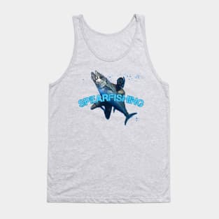 Spearfishing t-shirt designs Tank Top